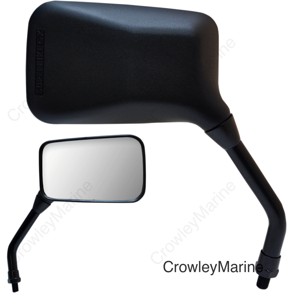 MIRROR PU GX BLK COMP RH