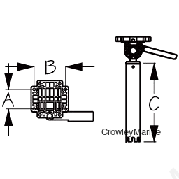 ROD Holder GIMBAL Mount ONLY (326598-1)
