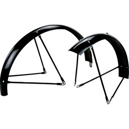 Planet Bike Cascadia 26 x 60 Fender Set: Black (26 x 1.4-1.9)