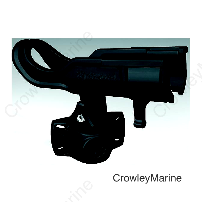 Attwood Adjustable Rod Holder With Bi-Axis Mount-Black