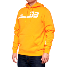 BB33 Pullover Kangaroo Pocket Hoodie - Orange - Large thumbnail-2