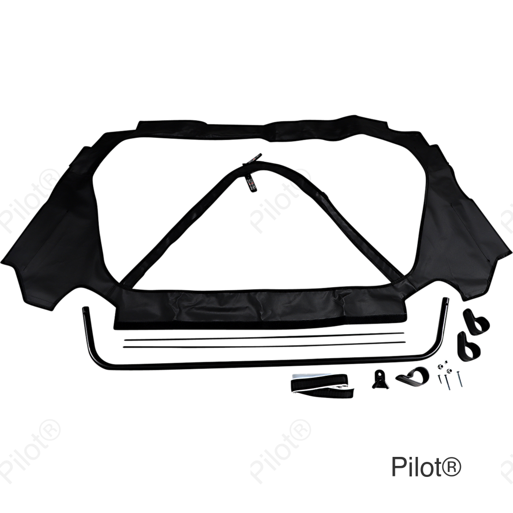 Soft Rear Windshield - Clear - Kawasaki KRX 1000
