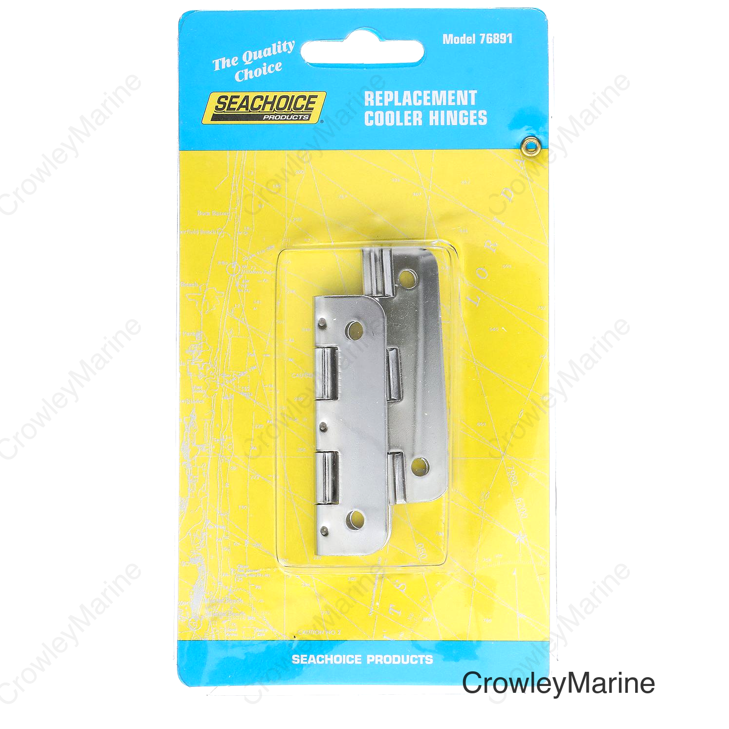 Seachoice Igloo Cooler Replacement Hinge, Stainless Steel, Pack of 2