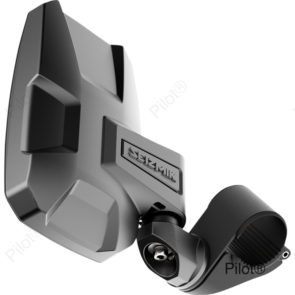 Mirror - Embark - Side View - Rectangle - Black - 1-3/4"