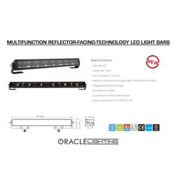 Oracle Lighting Multifunction Reflector-Facing Technology LED Light Bar - 14in SEE WARRANTY thumbnail-3