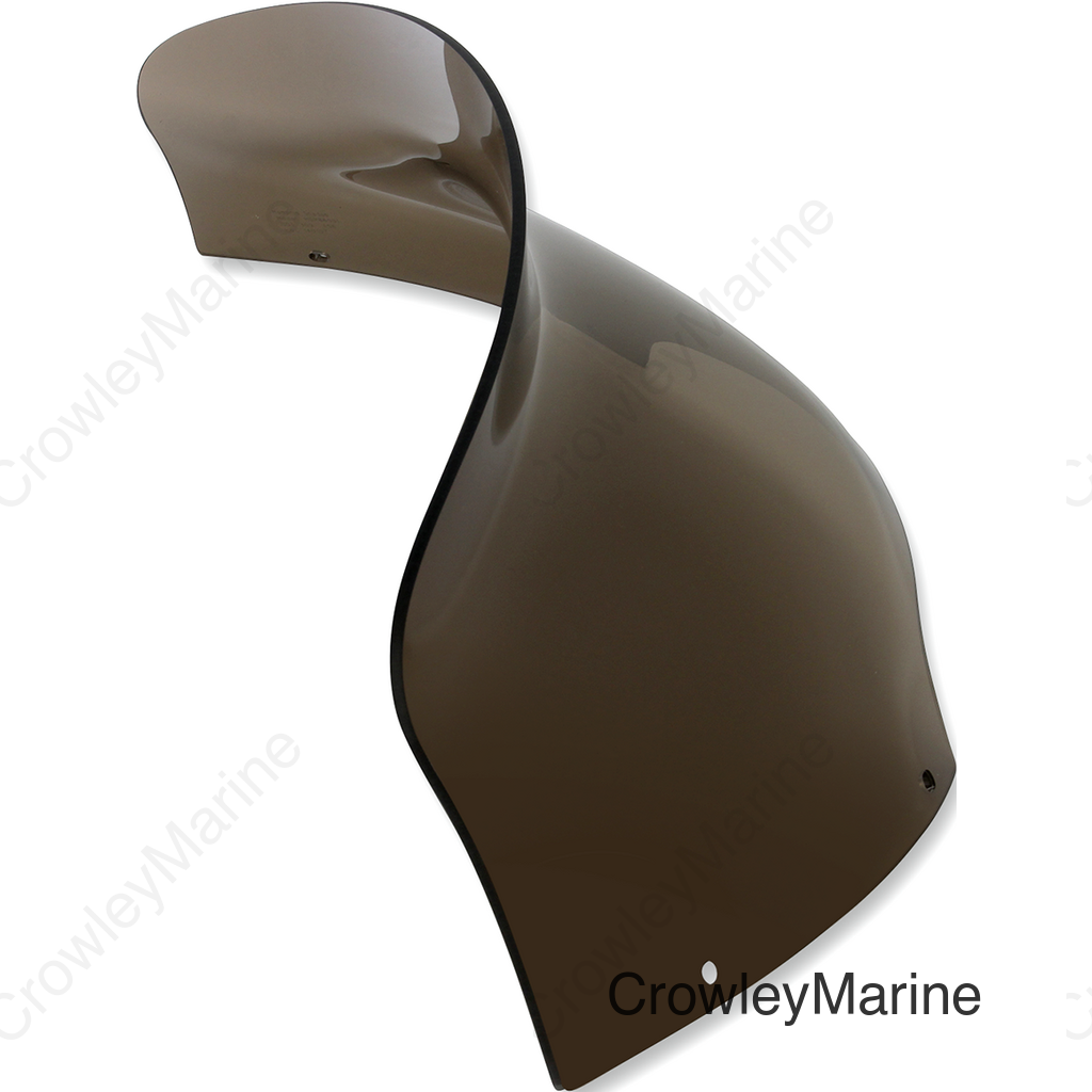 Spoiler Windshield - 6-1/2" - Smoke - FLTR