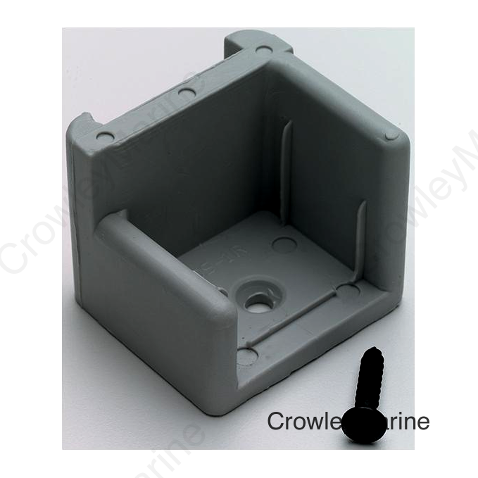 T-H Marine Pontoon Door Stops With Ribs Fits Up to 1-1/4" Tubing