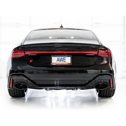 AWE Tuning 21-23 Audi C8 RS6/RS7 SwitchPath Cat-back Exhaust - Diamond Black Tips thumbnail-17