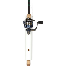 Seachoice Side Mount Rod Holder, Single, PVC, White thumbnail-4