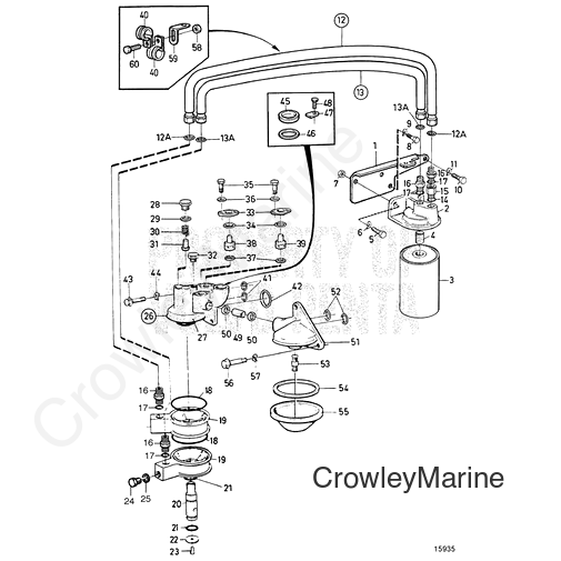 Lube Oil Hose - Volvo Penta (863341)