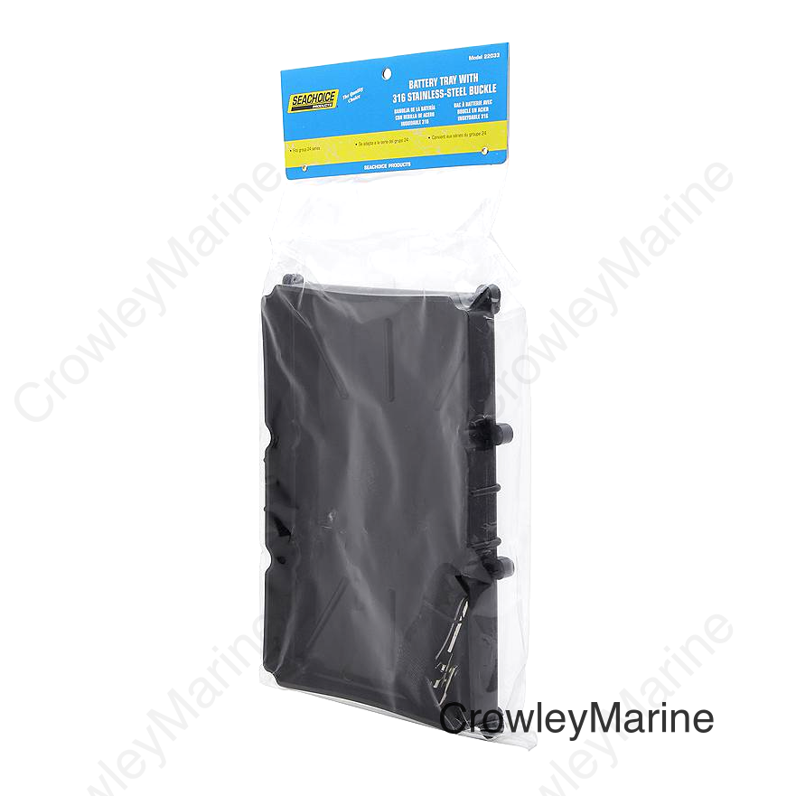Seachoice Battery Tray with 316 Stainless Steel Buckle, 24 Series