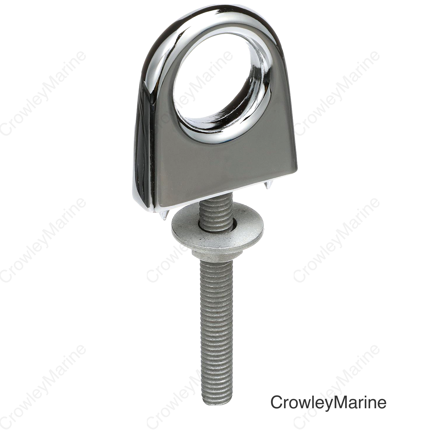 Seachoice Single Shank Bow Eye for Tow Lines or Boat Trailer Winch Hook, 3 in. Shank, 1 in. Eye Diameter