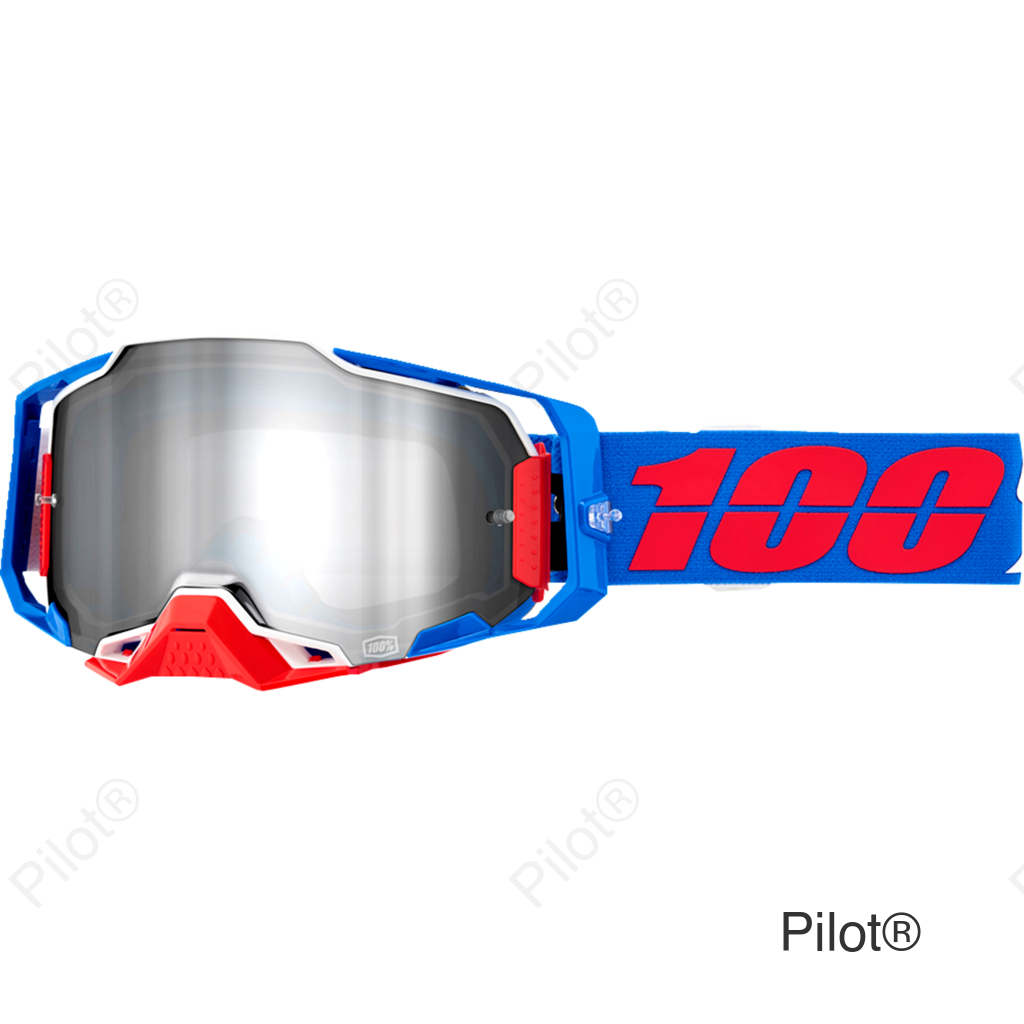 Armega Goggle - Ironclad - Silver Mirror