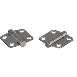 Seachoice Center-Barrell Friction Hinge, 316 Stainless Steel, 1-1/2 in. X 1-9/16 in., 1 Pair thumbnail-4