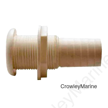 1 1/8 STRGHT BARBED Through-HULL (TH-1202-B)