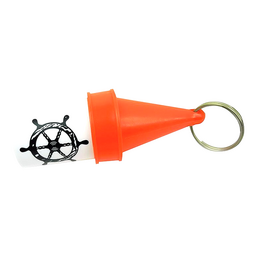 Seachoice High-Visibility Floating Key Buoy With Dry Storage, Red thumbnail-1