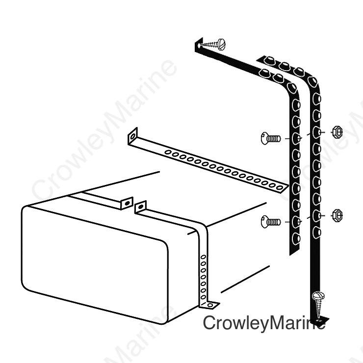 Tank Cradle Hold Down Kit
