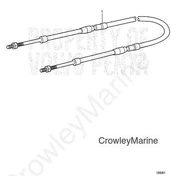 Control Cable(V2) - Volvo Penta (21407247)