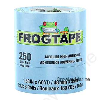 Shurtape 105329 Frogtape® 250 Blue Performance Grade Masking Tape, 2" x 180', Blue
