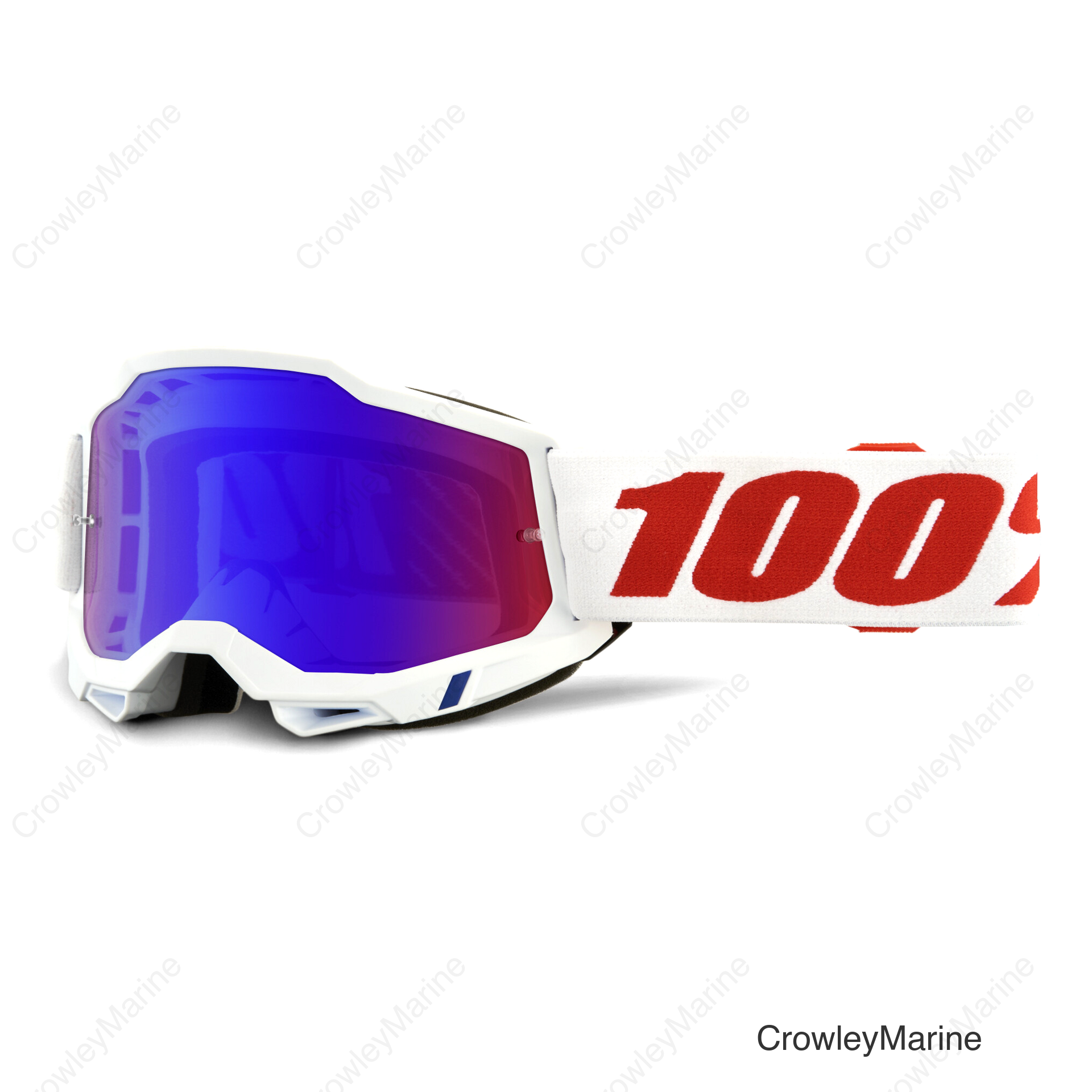 ACCURI 2 GOGGLE PURE MIRROR RED/BLUE LENS