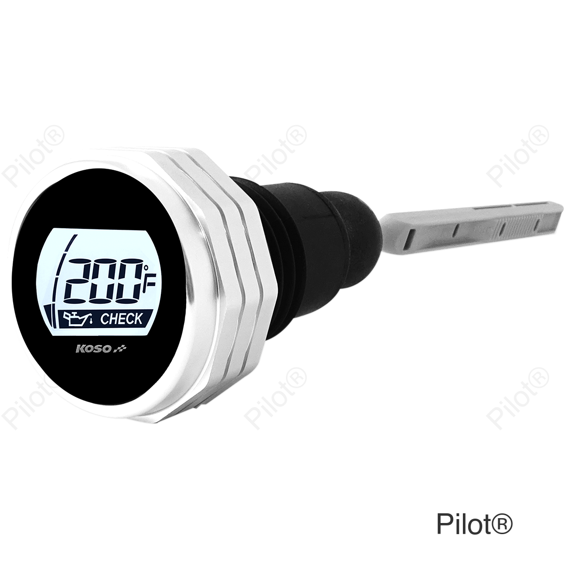 Oil Dipstick - Silver Housing