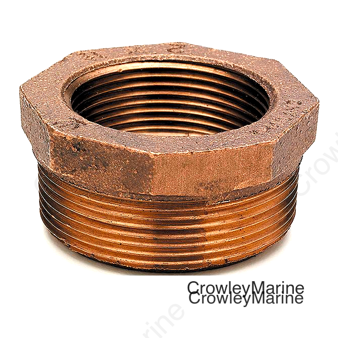 1/4 X 1/8 BRZ HEX BUSHING