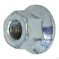 Hex Wheel Nut, Right Hand Thread, Flanged, 5/8-18x1 1/8" (141600)