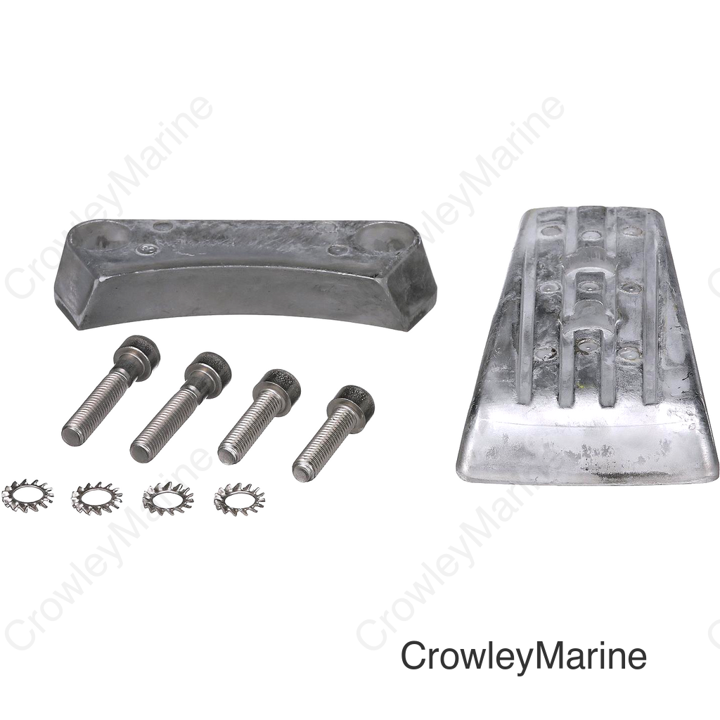 Seachoice Anode Kit, Volvo DPH/DPR Engines, Aluminum, Cadmium-Free, Environmentally Friendly