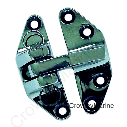 Seachoice Chrome Plated Brass Hatch Hinge