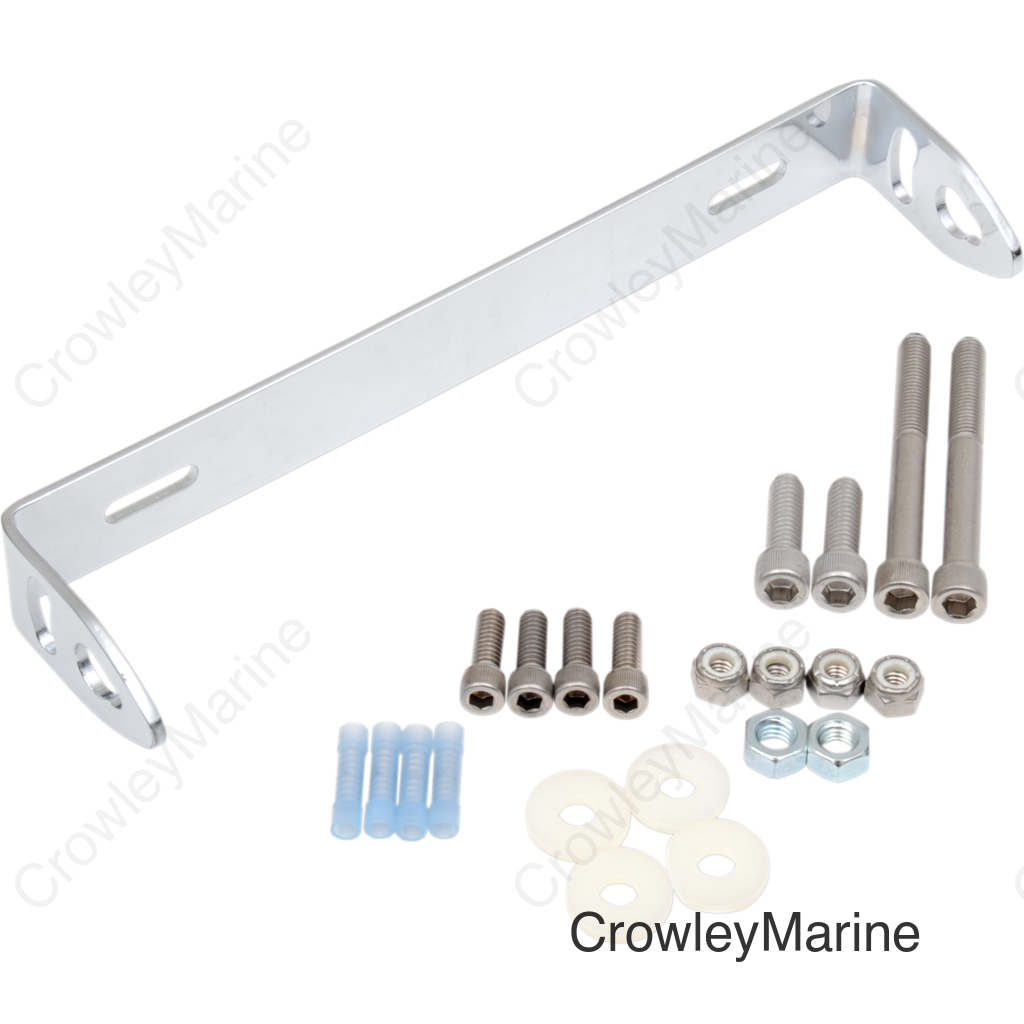Turn Signal Relocation Kit - Chrome - Universal
