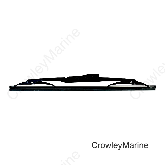 Marinco 34014B Deluxe Stainless Steel Wiper Blades w/Black Finish, 14"