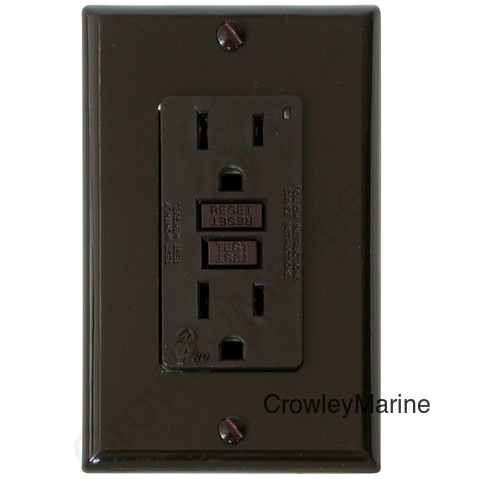 GFI RECEPTACLE W/LIGHT -