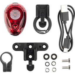 Planet Bike Rojo 100 Taillight - USB Rechargeable Red