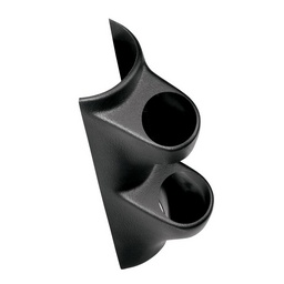 Autometer 79-93 Ford Mustang 2-5/8in Black Dual Pod thumbnail-1