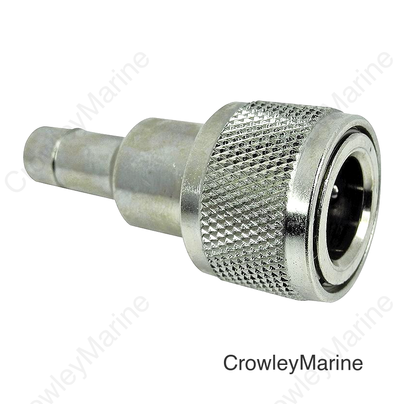 Seachoice Deluxe Fuel Connector For Honda, Brass - Female Hose Fitting 3/8" Barb