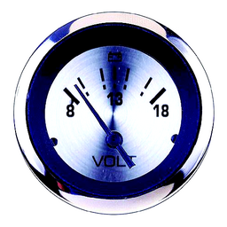 Sierra 63478P Sterling Series 2" Stainless Steel 8-18 VAC Voltmeter Gauge thumbnail-1