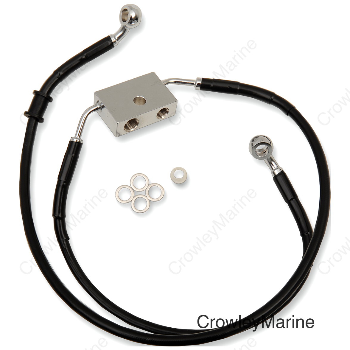 FRT BRAKE LINE XL BK +4