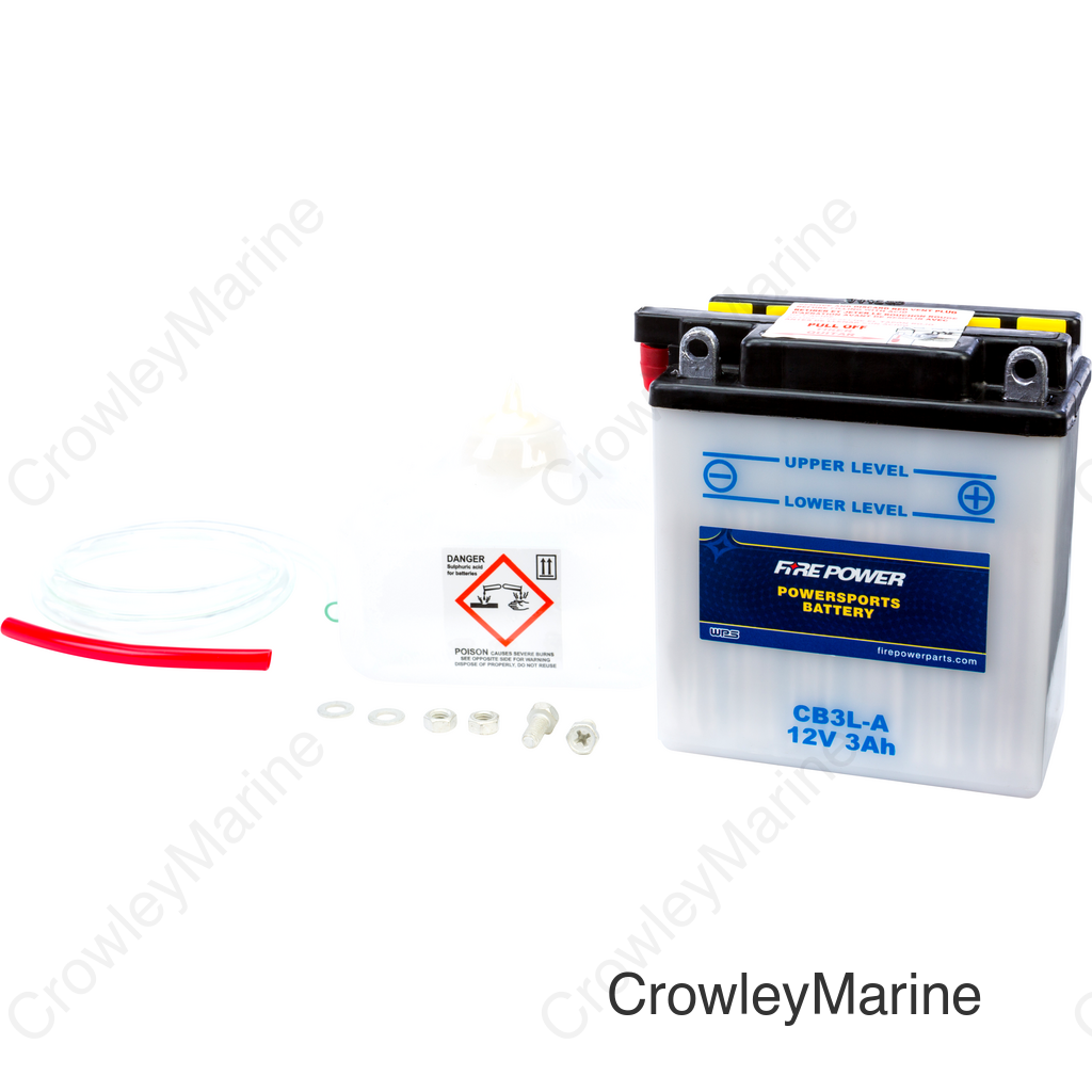 BATTERY W/ACID CB3L-A 12V HEAVY DUTY