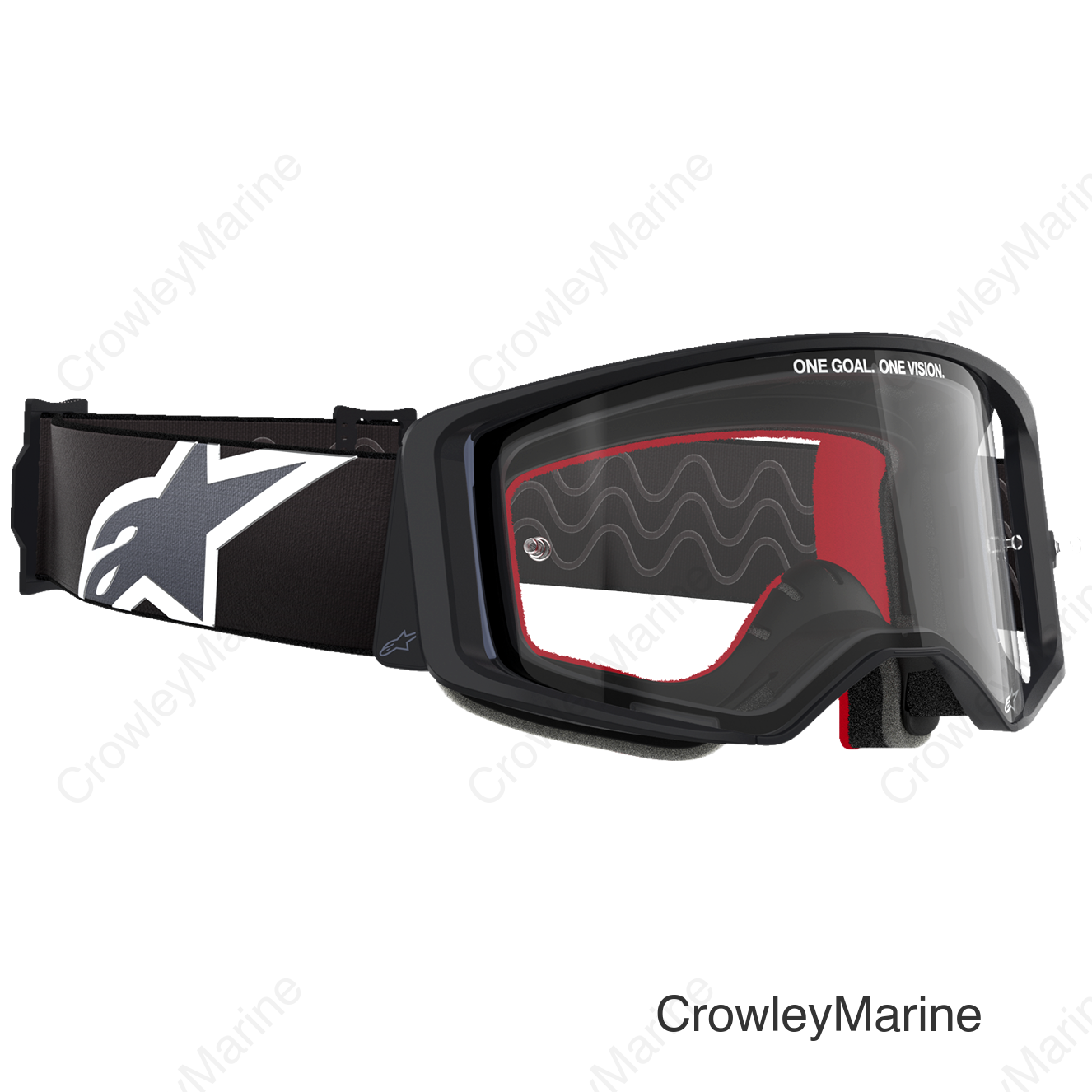 Supertech Goggle - Corp - Black/Gray - Clear