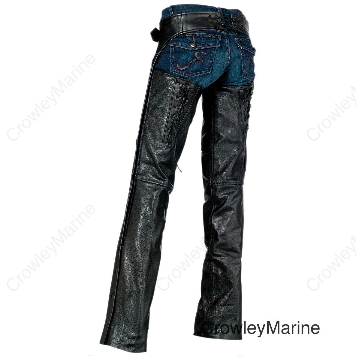 CHAPS WMN SABOT BLK XS