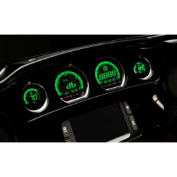 HD-03 - Four-Piece LCD Gauge Kit - Eight Changeable Colors