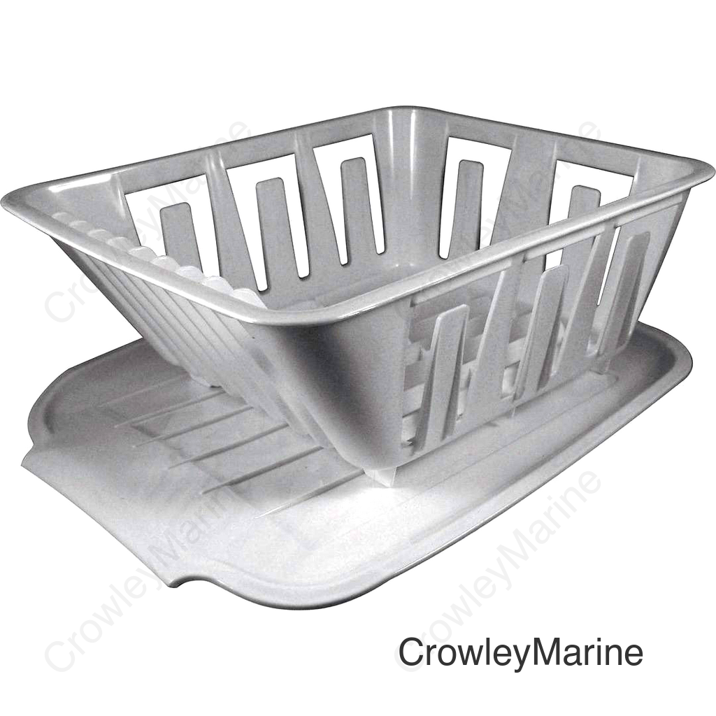 DISH DRAINER SET POLAR WHITE