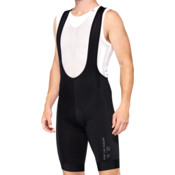 Exceeda Bib Shorts - Black/White - Large thumbnail-0