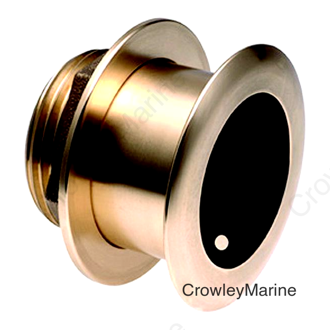 Garmin 0101193922 B175M Bronze 20° Tilted Element Thru-Hull CHIRP Transdcuer w/Depth & Temperature