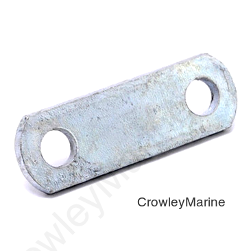Shackle Strap, 3 1/8" Hole Center (Qty 4) Galvanized (101575)