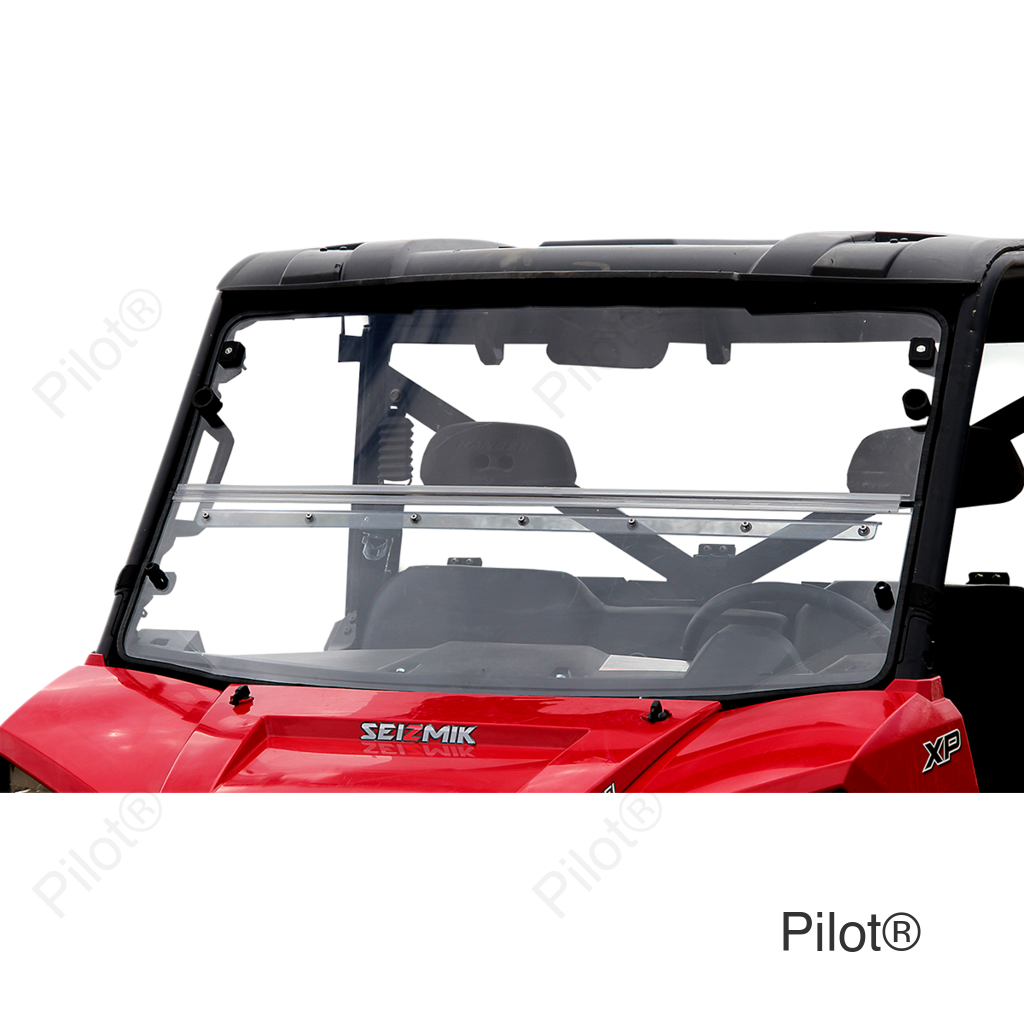 Folding Windshield - Polycarbonate - Ranger