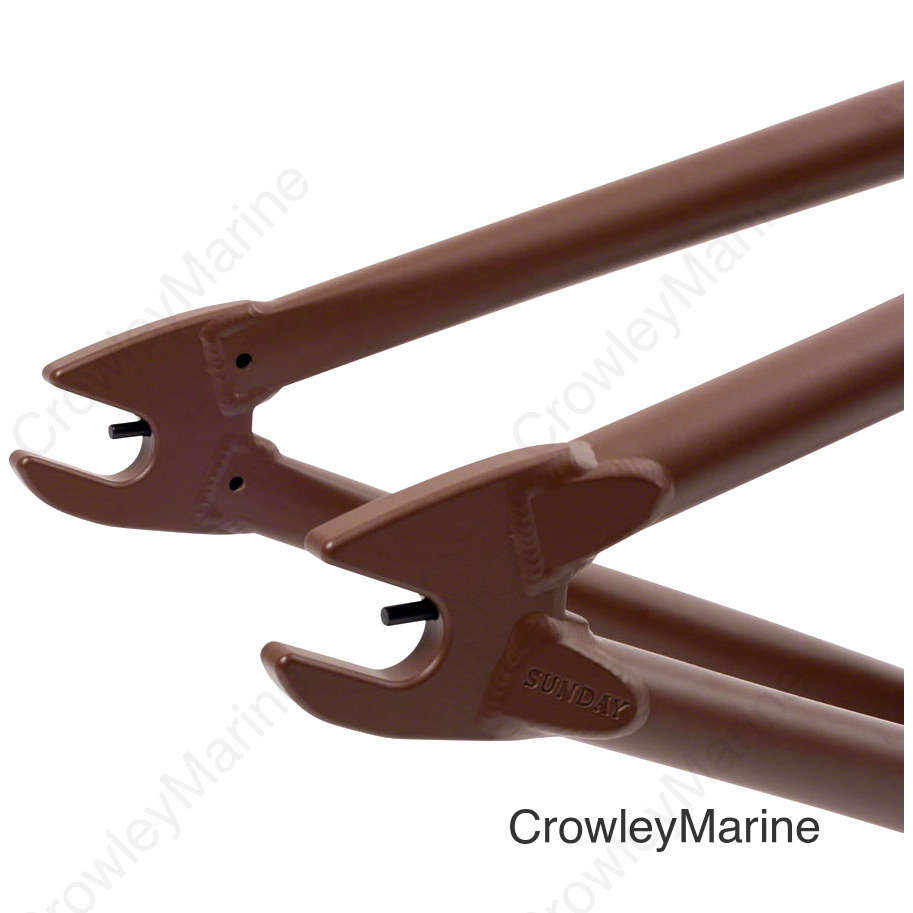 Sunday Darkwave BMX Frame - 21 TT Matte Dark Brown