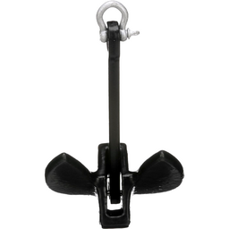 Seachoice Navy Anchor, Vinyl Coated Cast Iron, Black, 20 Lbs. thumbnail-1
