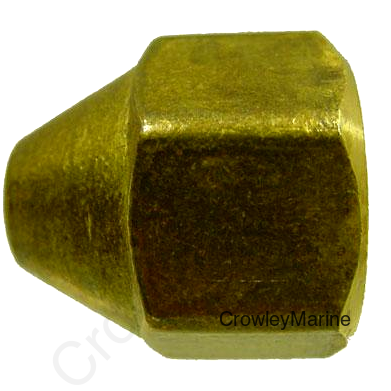 FEMALE POL CAP- BRASS