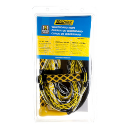 Seachoice 5-Section Wakeboard Rope, 75 Ft. Long, 15 In. Handle w/ Textured EVA Grip, 6 In. Trick Handle thumbnail-3